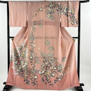 訪問着 身丈163cm 裄丈64cm 正絹 美品 名品 【中古】(着物)