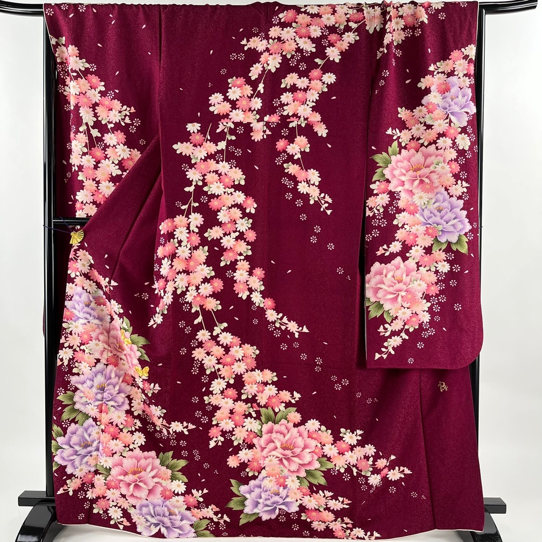 振袖 身丈167cm 裄丈69.5cm 正絹 美品 名品 【中古】 レディースの水着/浴衣(着物)の商品写真