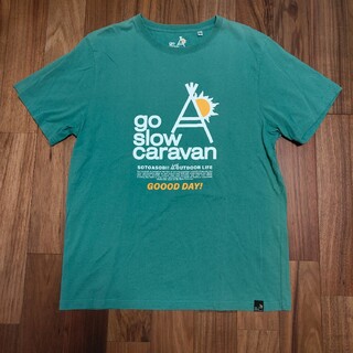 ゴースローキャラバン(go slow caravan)のゴースローキャラバン　ブランドロゴTシャツ メンズ(Tシャツ/カットソー(半袖/袖なし))