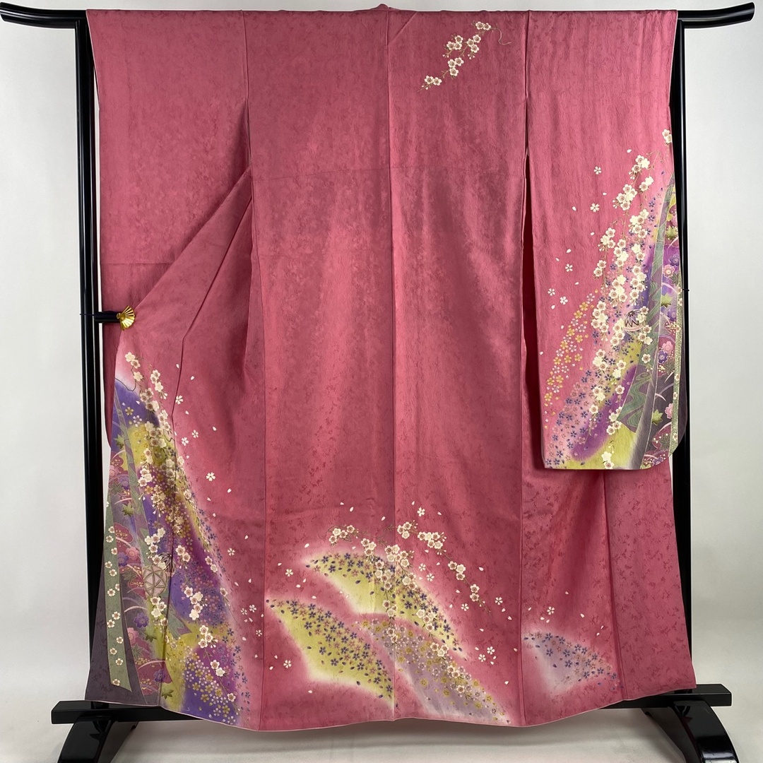 振袖 身丈159.5cm 裄丈65cm 正絹 美品 名品 【中古】 レディースの水着/浴衣(着物)の商品写真