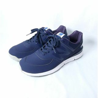 New Balance - 未使用 New Balance レザー ゴルフシューズ スニーカー MGS574