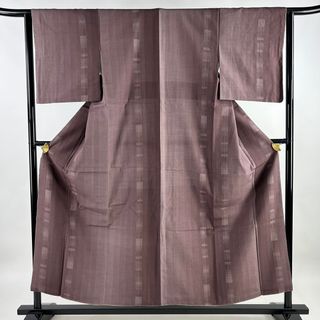 結城紬 身丈154.5cm 裄丈63.5cm 正絹 美品 逸品 【中古】(着物)