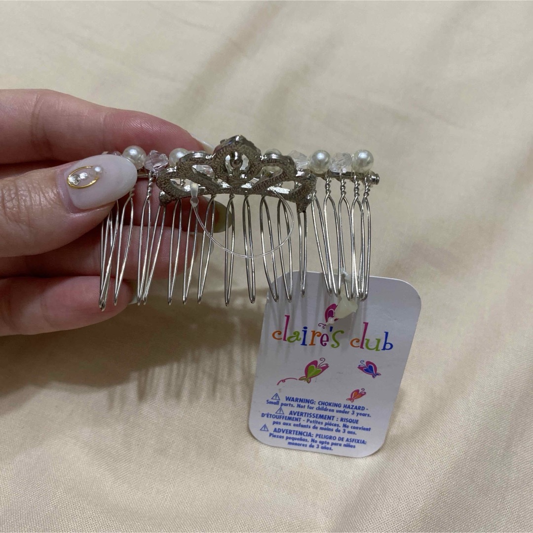 claire's(クレアーズ)の新品　未使用　claire's ティアラ レディースのヘアアクセサリー(その他)の商品写真