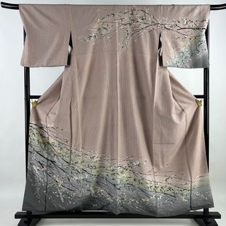 訪問着 身丈156.5cm 裄丈69cm 正絹 逸品 【中古】(着物)