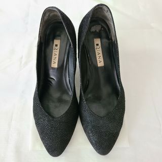 ダイアナ(DIANA)のDIANA ダイアナ ハイヒール パンプス ブラック ☆期間限定出品(ハイヒール/パンプス)