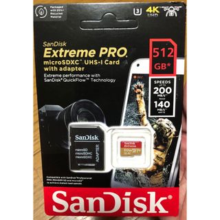 SanDisk - SanDisk マイクロSDカード 512GB アダプター付き