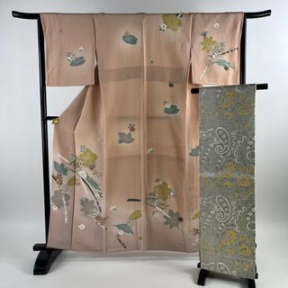 訪問着 身丈161cm 裄丈65cm 正絹 秀品 【中古】(着物)