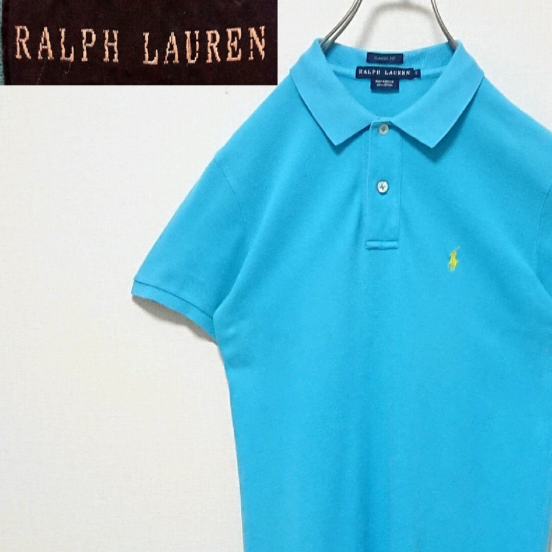 Ralph Lauren(ラルフローレン)のラルフローレン ワンポイント 刺繍 ロゴ 半袖 ポロシャツ メンズのトップス(ポロシャツ)の商品写真