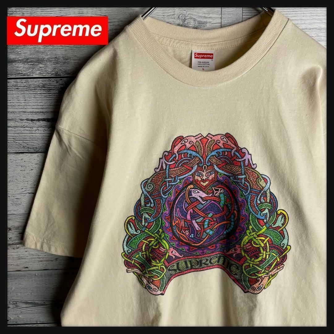 Supreme(シュプリーム)の【希少デザイン】シュプリーム☆センタービッグロゴ入りTシャツ 即完売モデル メンズのトップス(Tシャツ/カットソー(半袖/袖なし))の商品写真