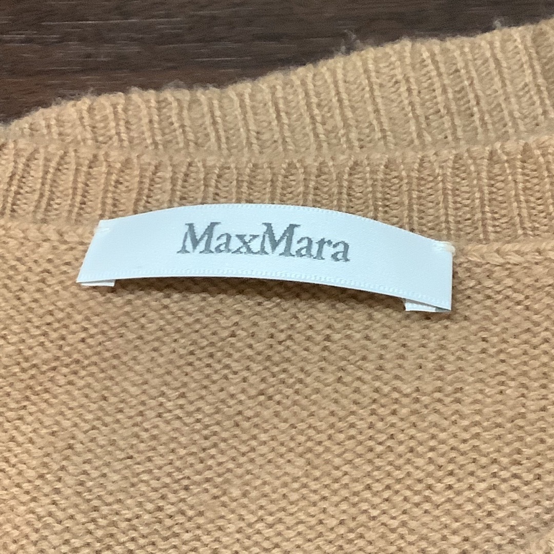 Max Mara(マックスマーラ)のマックスマーラ MaxMara アイコン Mロゴ カシミヤ セーター キャメル レディースのトップス(ニット/セーター)の商品写真