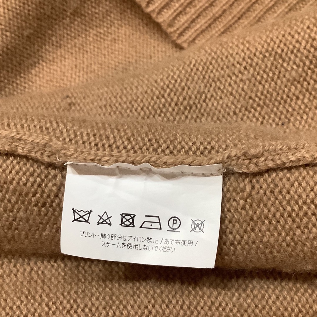 Max Mara(マックスマーラ)のマックスマーラ MaxMara アイコン Mロゴ カシミヤ セーター キャメル レディースのトップス(ニット/セーター)の商品写真