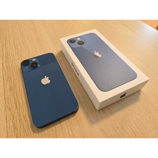 アップル iPhone13 mini 128GB ブルー SIMフリー(スマートフォン本体)
