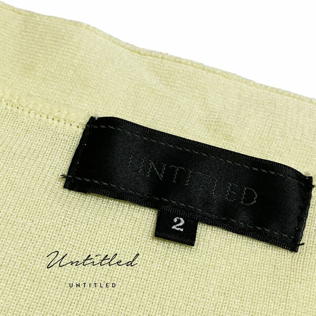 UNTITLED(アンタイトル)のUNTITLED 春物リボンタイ長袖ニットブラウス レディースのトップス(ニット/セーター)の商品写真