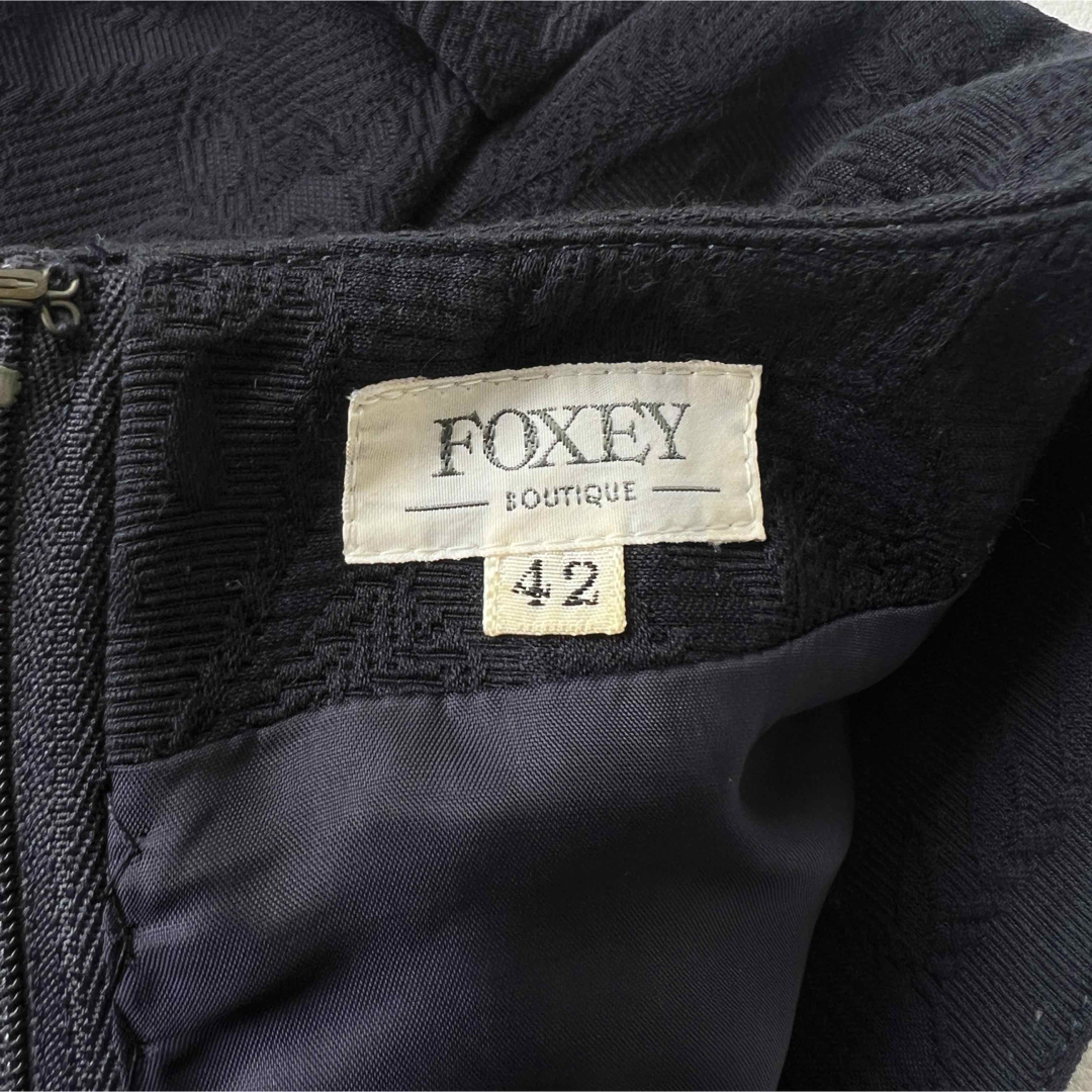 FOXEY BOUTIQUE(フォクシーブティック)の良品　Foxey フォクシー　ワンピース　ドレス　ペイズリー柄　vintage レディースのワンピース(ひざ丈ワンピース)の商品写真