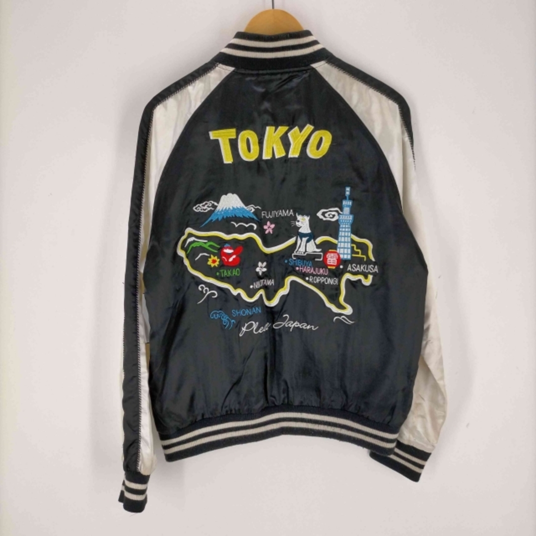 BAYCREST(ベイクレスト) 柴犬刺繍 東京スカジャン メンズ アウター メンズのジャケット/アウター(スカジャン)の商品写真