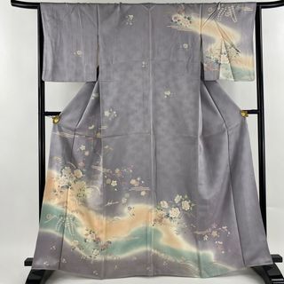 訪問着 身丈164.5cm 裄丈65.5cm 正絹 秀品 【中古】(着物)