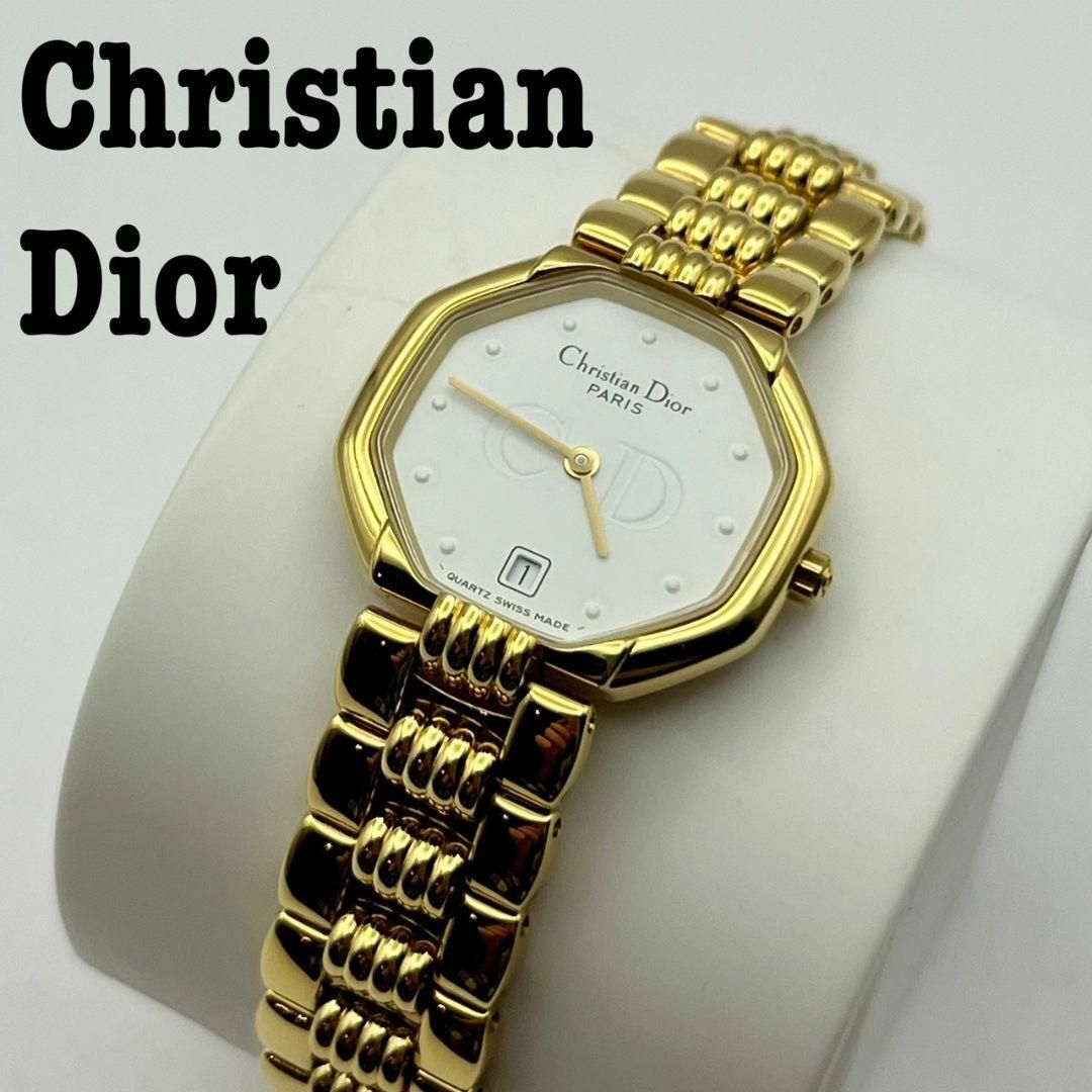 Christian Dior(クリスチャンディオール)の希少 Christian Dior オクタゴン　レディース腕時計　D48-153 メンズの時計(その他)の商品写真