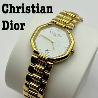 クリスチャンディオール(Christian Dior)の希少 Christian Dior オクタゴン　レディース腕時計　D48-153(その他)