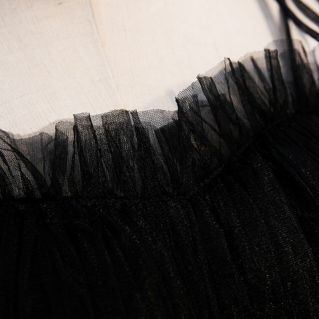 キャミソール カラードレス ティアードスカート ウェディングロングドレス  64 レディースのフォーマル/ドレス(ウェディングドレス)の商品写真
