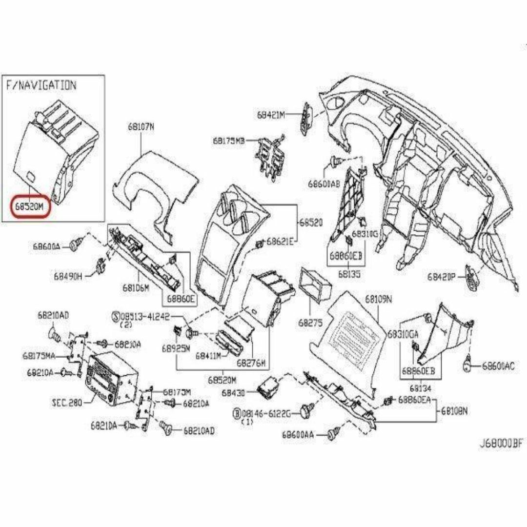 日産(ニッサン)のニッサン フェアレディ Z リッド クラスター 自動車/バイクの自動車(車種別パーツ)の商品写真