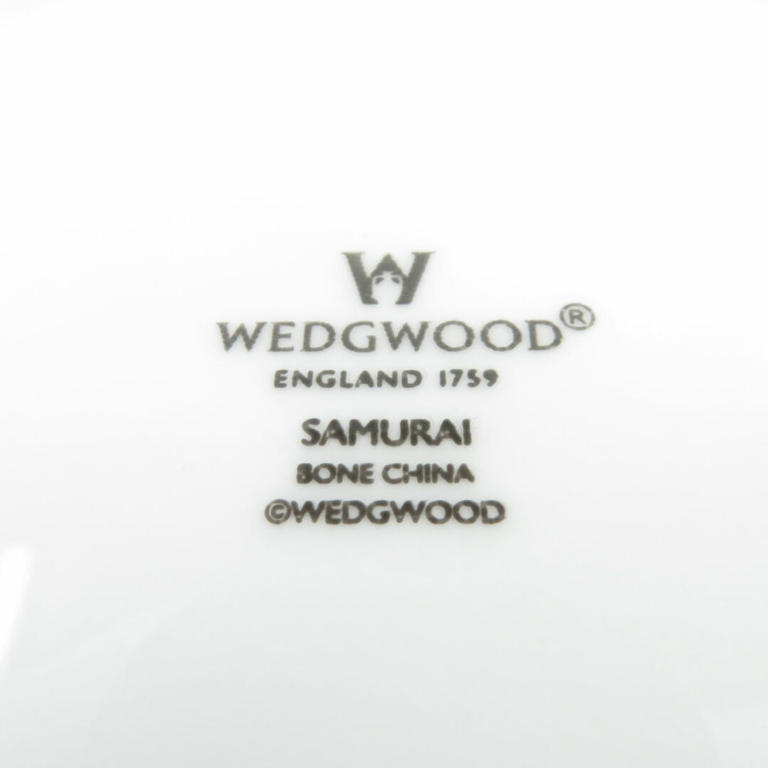 WEDGWOOD(ウェッジウッド)の未使用 WEDGWOOD ウェッジウッド SAMURAI サムライ アクセントプレート 18cmプレート デザート 中皿 SY9244L  インテリア/住まい/日用品のキッチン/食器(食器)の商品写真