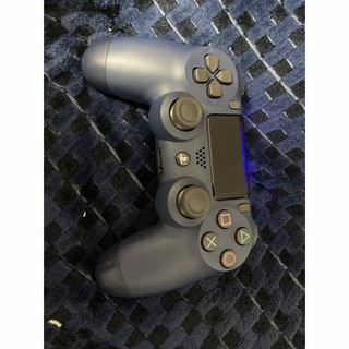 動作OK PS4コントローラー　デュアルショック4 レア色紺色(その他)