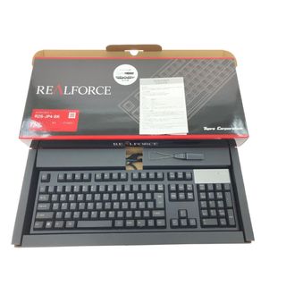 ▼▼東プレ REALFORCE S R2 テンキーレス 有線キーボード 静音 R2S-JP4-BK ブラック(PC周辺機器)