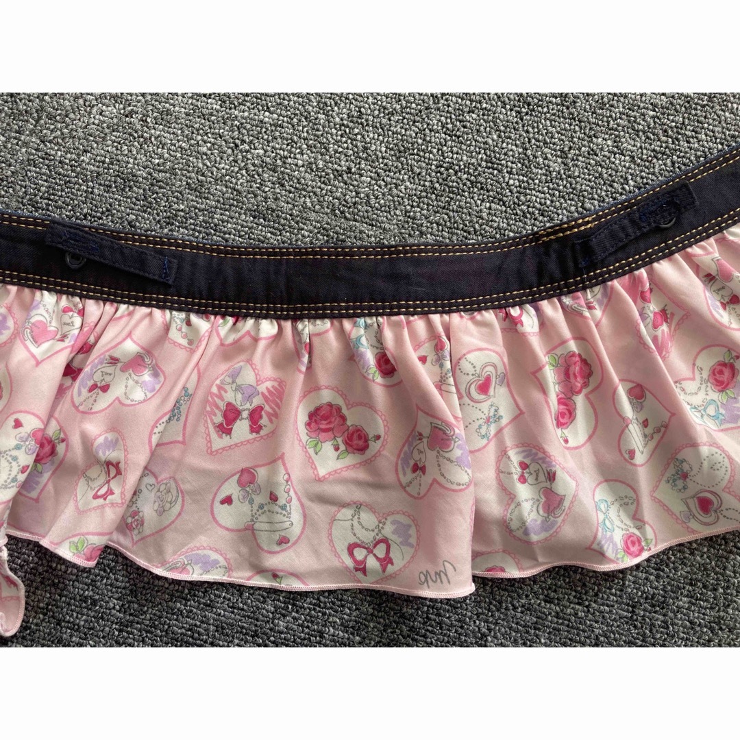 mezzo piano(メゾピアノ)のmezzo piano デニム　ジーンズ　110cm キッズ/ベビー/マタニティのキッズ服女の子用(90cm~)(パンツ/スパッツ)の商品写真