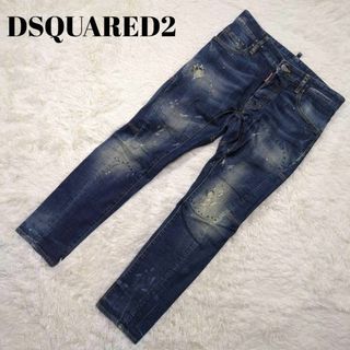 ディースクエアード(DSQUARED2)のDSQUARED2 デニム バイカージーンズ ダメージ加工 ペイント ジーンズ(その他)