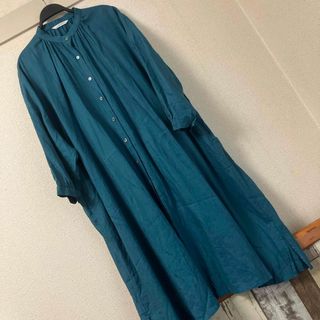 ネストローブ(nest Robe)のquatre feuilles  バンドカラーシャツドレス(ロングワンピース/マキシワンピース)