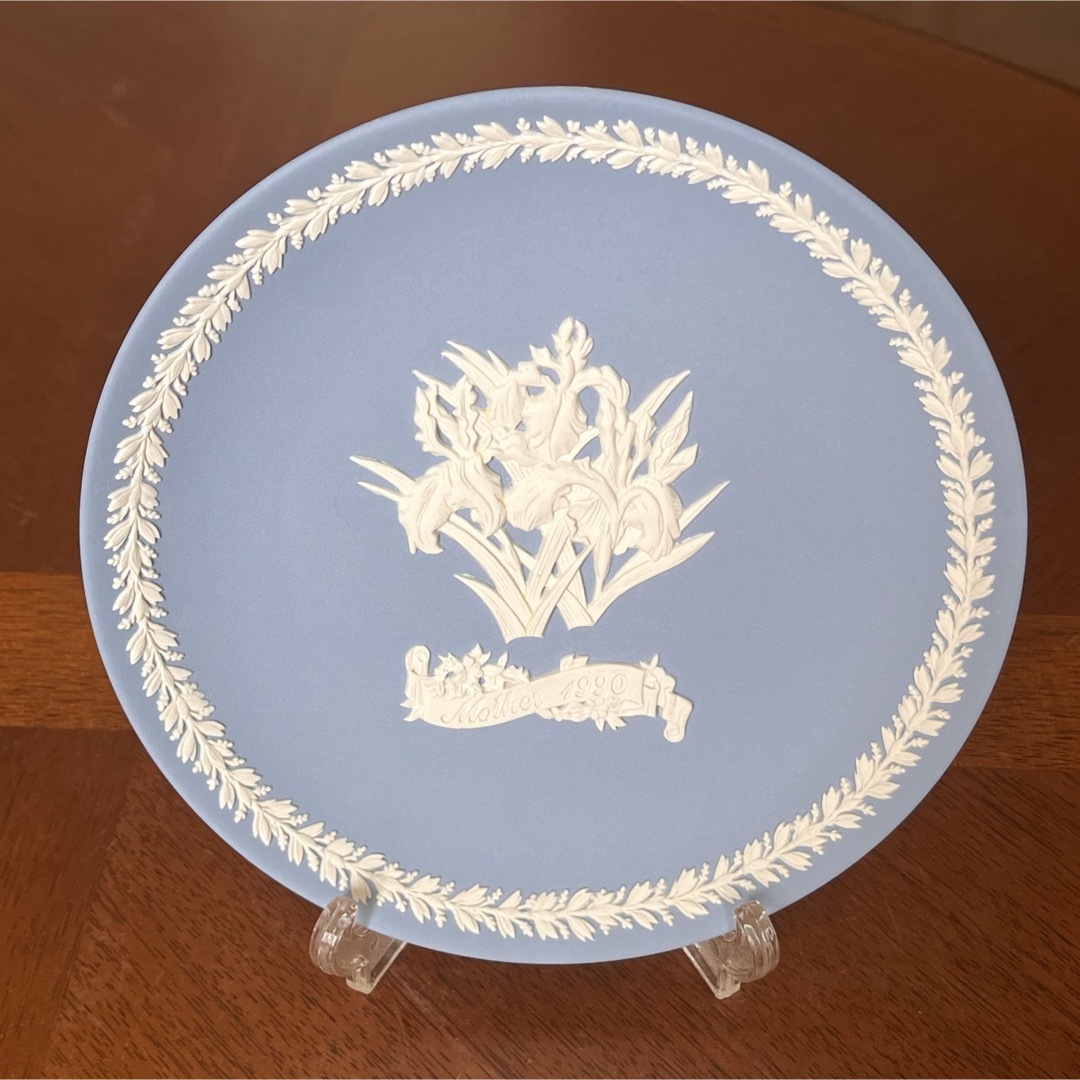 WEDGWOOD(ウェッジウッド)の【レア美品】ウェッジウッド★ジャスパー★Mothers day プレート　1枚 インテリア/住まい/日用品のキッチン/食器(食器)の商品写真