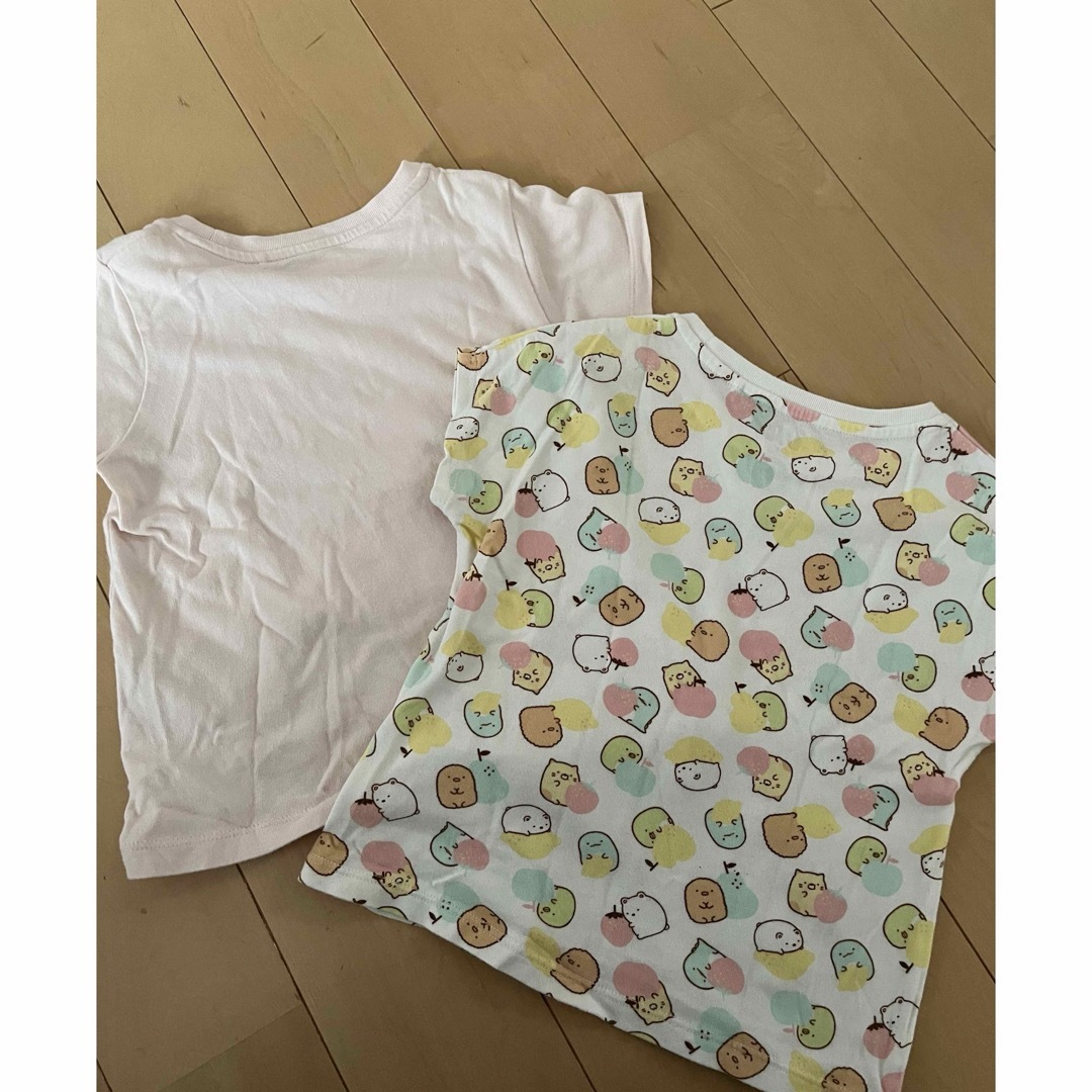 UNIQLO(ユニクロ)のすみっこぐらし UT2枚セット キッズ/ベビー/マタニティのキッズ服女の子用(90cm~)(Tシャツ/カットソー)の商品写真