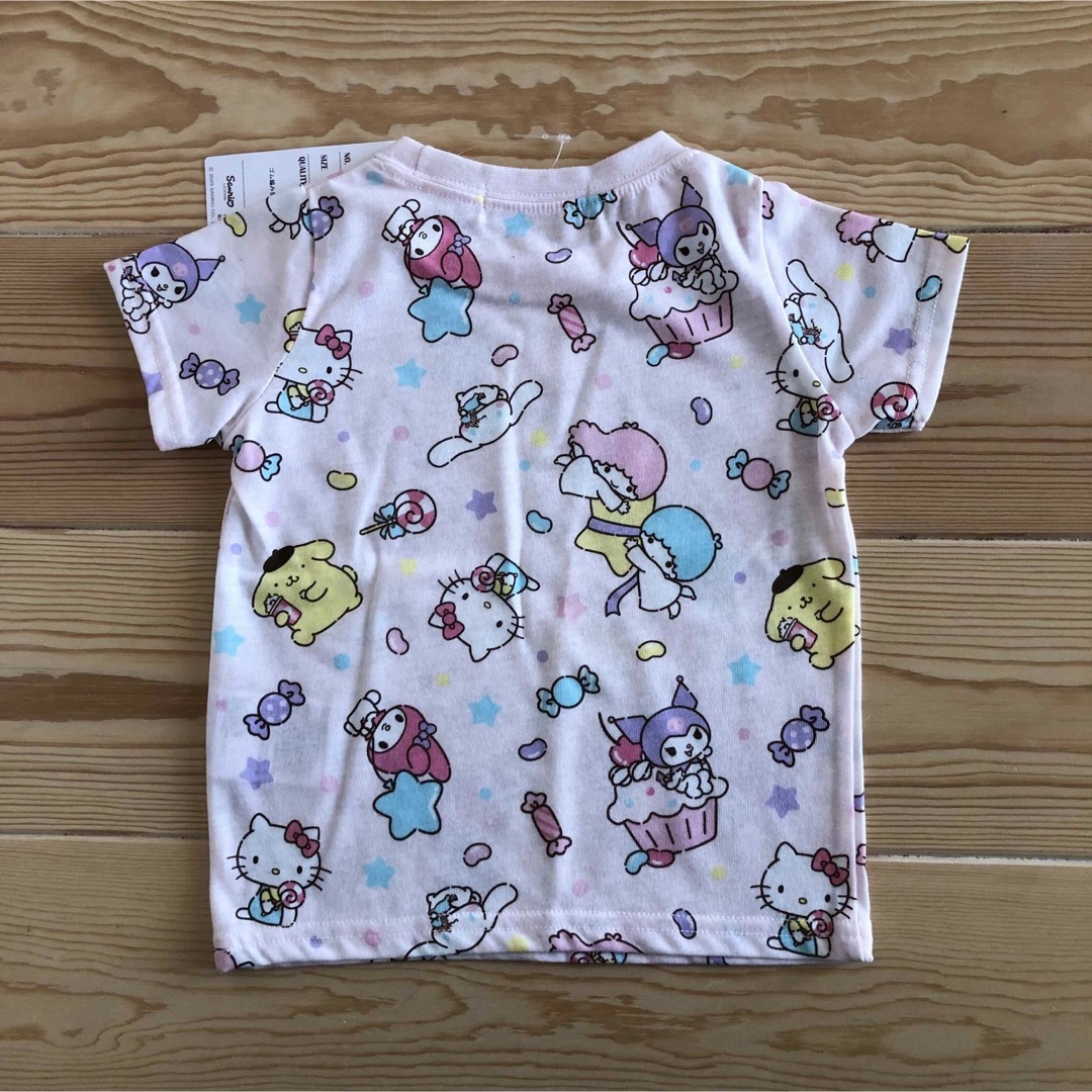 新品80サイズ半袖Tシャツ3枚セット！サンリオ★キティ★キキララ キッズ/ベビー/マタニティのベビー服(~85cm)(Ｔシャツ)の商品写真