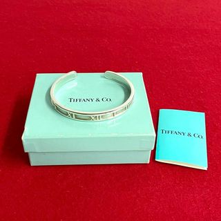 Tiffany & Co. - 極 美品 保存箱付 TIFFANY&Co. ティファニー アトラス シルバー925 バングル ブレスレット アクセサリー レディース シルバー 05263