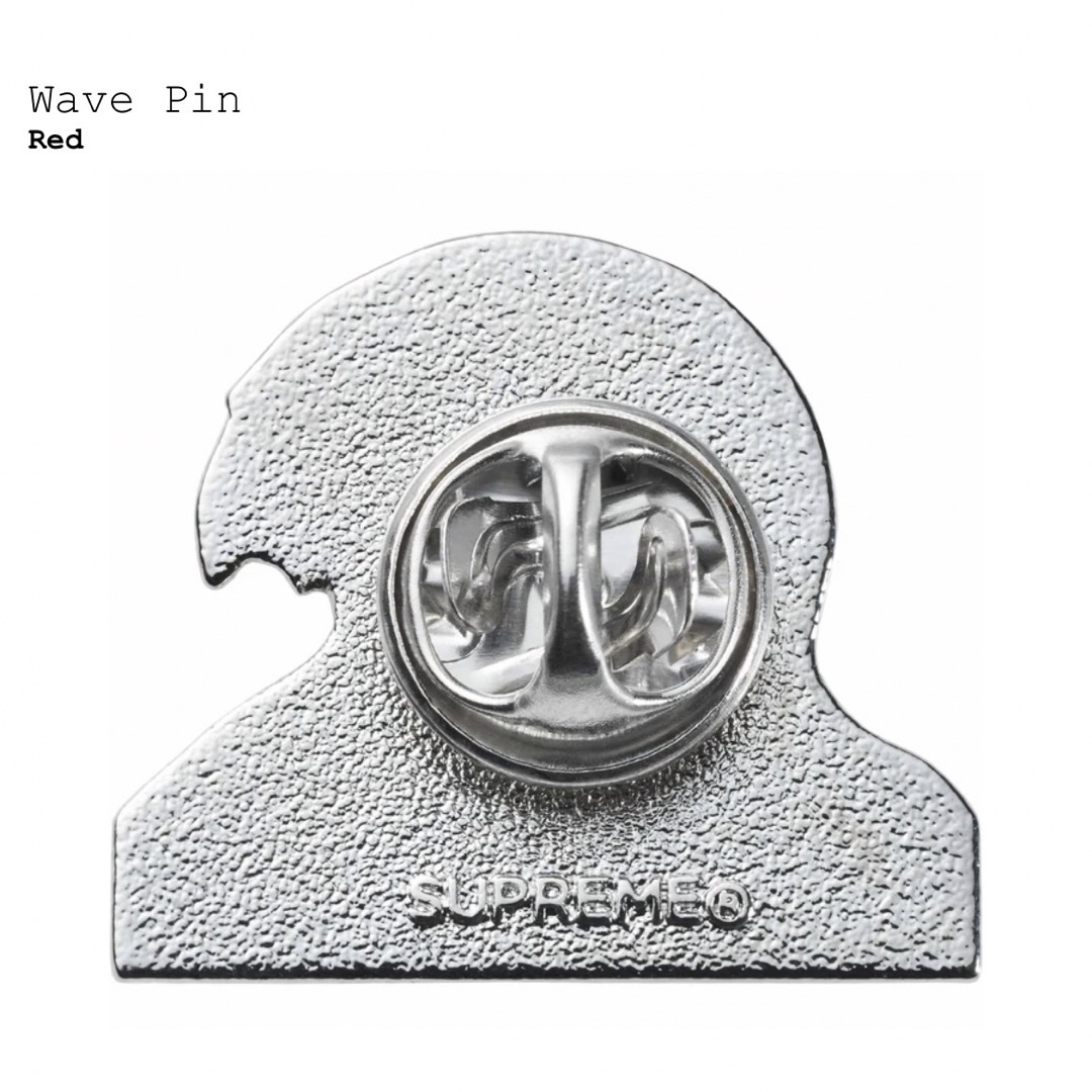 Supreme(シュプリーム)のSupreme Wave Pin Red メンズのファッション小物(その他)の商品写真