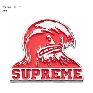 Supreme - Supreme Wave Pin Red