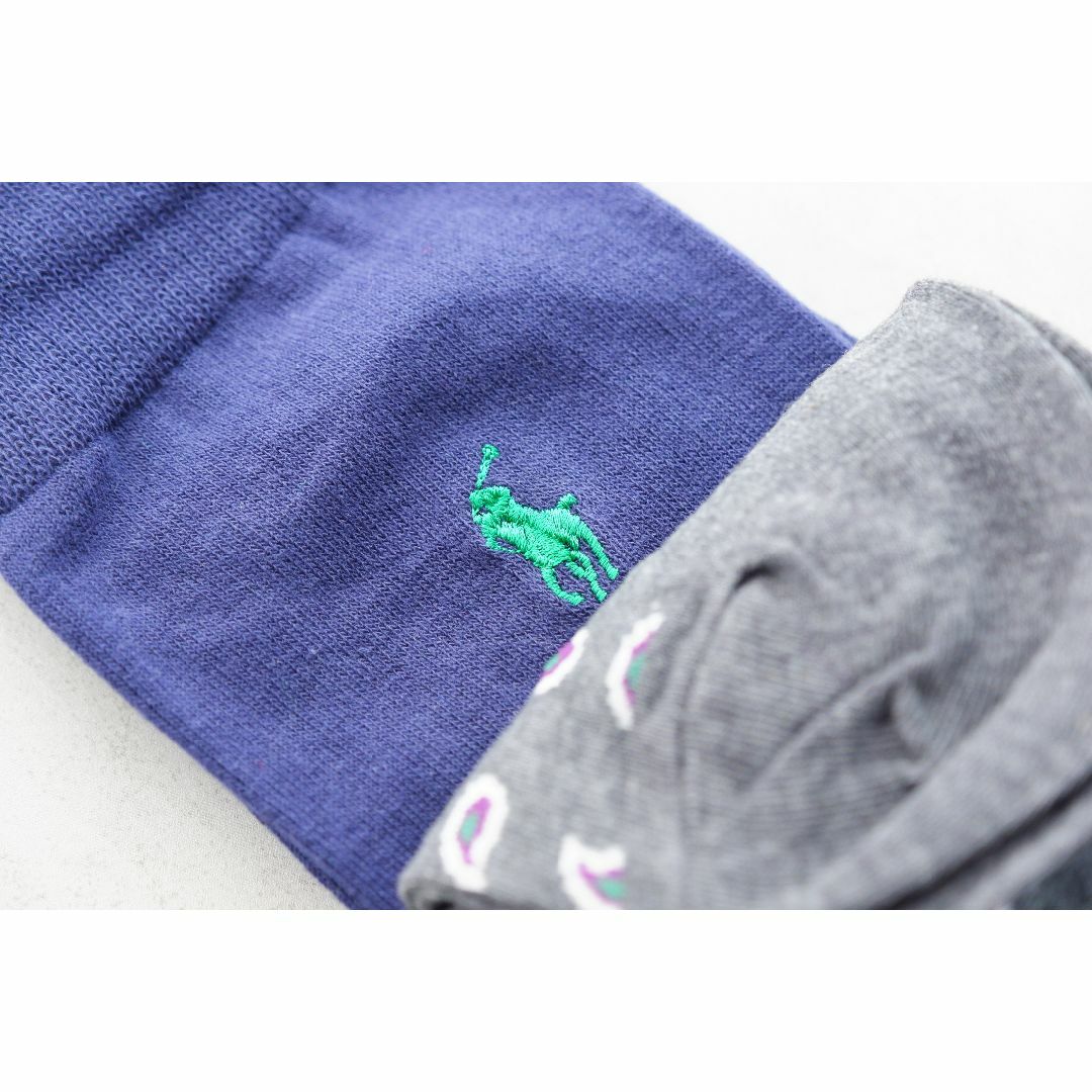 POLO RALPH LAUREN(ポロラルフローレン)のPOLOポロラルフローレン【2足セット／メンズ】おしゃれなソックス【新品です】 メンズのレッグウェア(ソックス)の商品写真