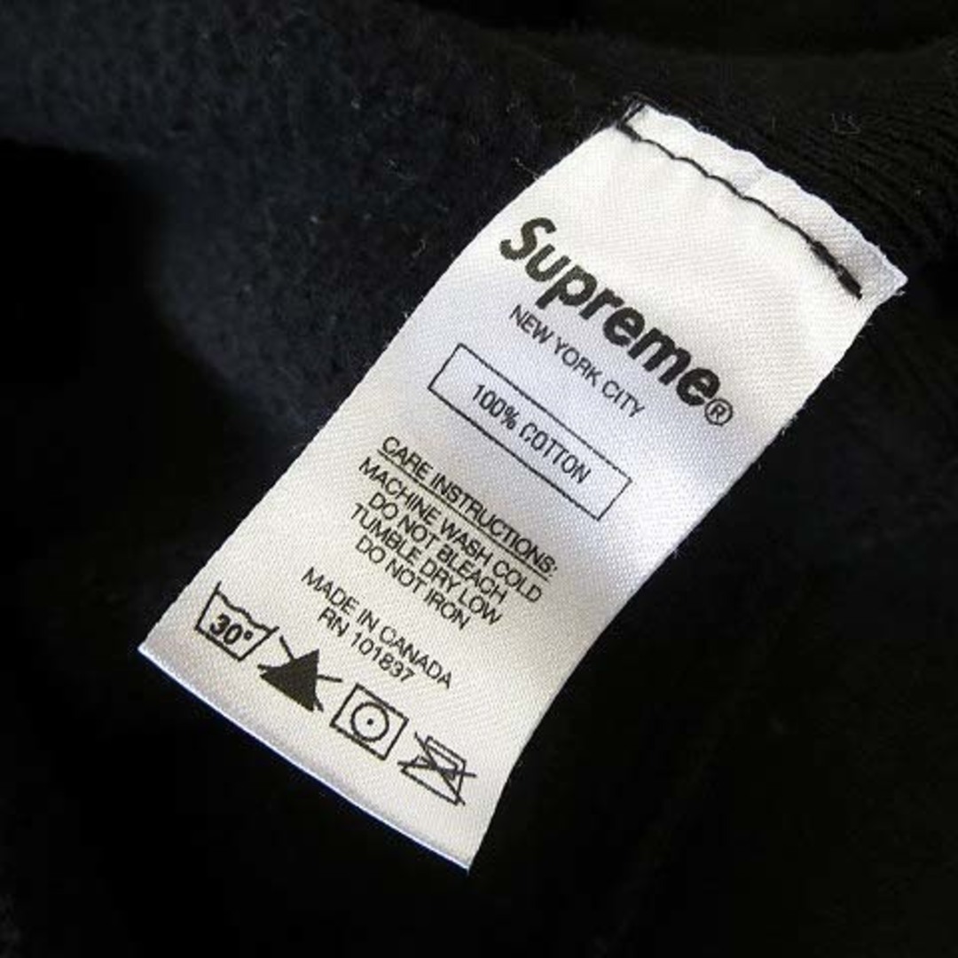 Supreme(シュプリーム)のシュプリーム 17AW エンボス ロゴ スウェットパーカー XL 黒 正規品 メンズのトップス(パーカー)の商品写真