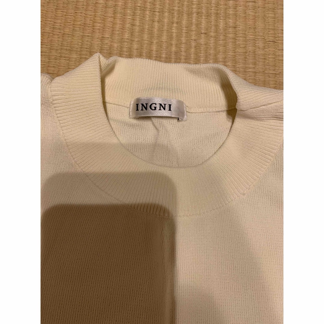 INGNI(イング)のINGNI イング　ニット　カットソー　Mサイズ　未着用 レディースのトップス(ニット/セーター)の商品写真