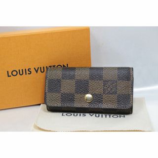 ルイヴィトン(LOUIS VUITTON)の【LOUIS VUITTON】キーケース　中古/美品　ブラウン(キーケース)