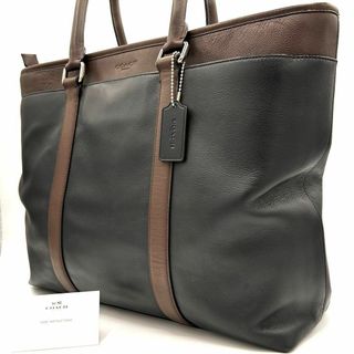 コーチ(COACH)のX461【美品】コーチ／トートバッグ　ビジネス　メトロポリタン　レザー　ブラック(トートバッグ)