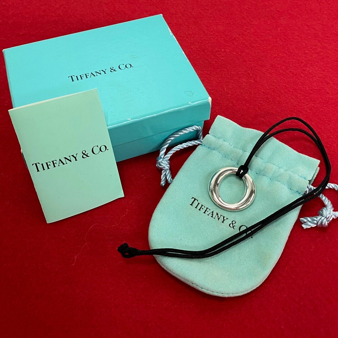 Tiffany & Co.(ティファニー)のほぼ未使用 保存箱 保存袋付 TIFFANY&Co. ティファニー セビアナ シルバー925 ネックレス ペンダント アクセサリー シルバー 21595 レディースのアクセサリー(ネックレス)の商品写真