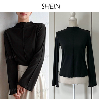 SHEIN - 【未使用品】SHEIN FRIFUL スタンドカラー 長袖 Tシャツ