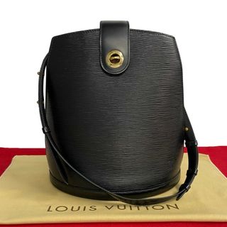 ルイヴィトン(LOUIS VUITTON)の極 美品 LOUIS VUITTON ルイヴィトン クリュニー エピライン レザー ショルダーバッグ サコッシュ クロスボディバッグ ノワール 23089(ショルダーバッグ)