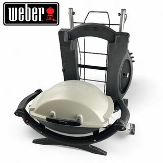 ウェーバー(weber)のほぼ未使用●Weber● Q100 BBQグリル バーベキュー ウェーバーコンロ(調理器具)