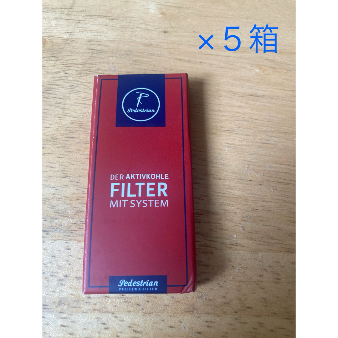 新品　9ミリフィルター(実測値7.5ミリ) 10本入り　5箱　活性炭　パイプ用品 メンズのファッション小物(タバコグッズ)の商品写真