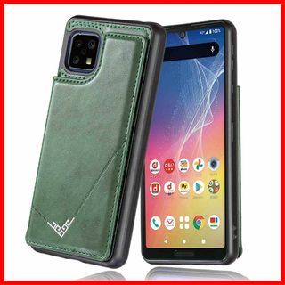 【Viesa】背面カバー ケース手帳型 AQUOS Sense4 lite ba(その他)