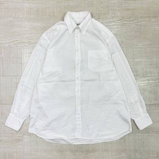 INDIVIDUALIZED SHIRTS - インディビジュアライズドシャツ ボダンダウン シャツ アメリカ製 ホワイト S