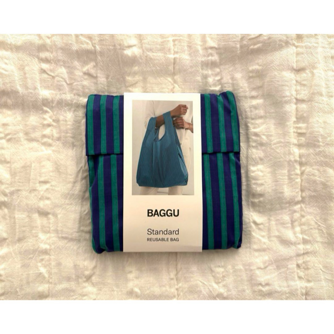 BAGGU(バグゥ)の【新品未使用】BAGGU バグー スタンダード ストライプ レディースのバッグ(エコバッグ)の商品写真