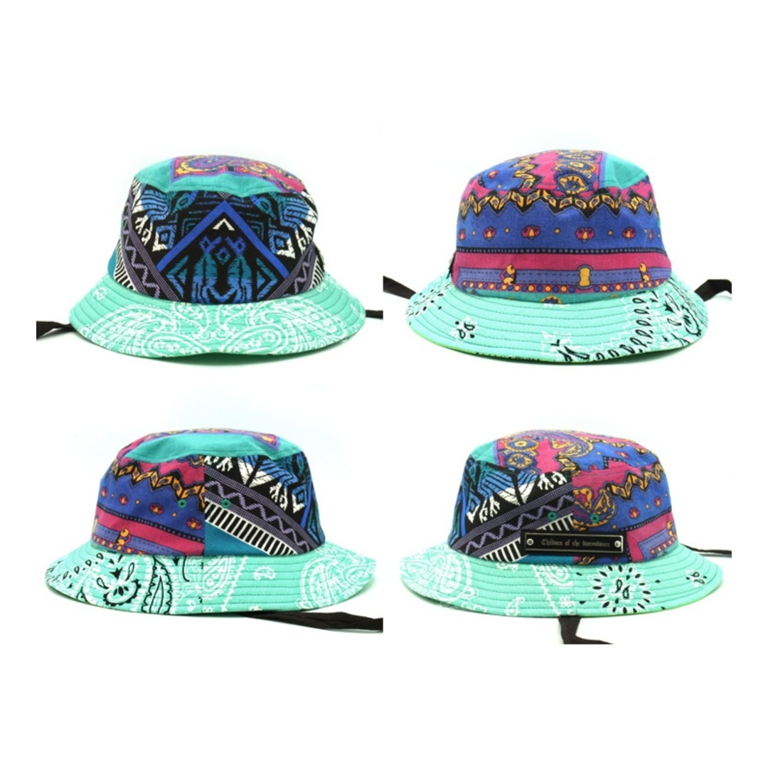 チルドレンオブザディスコーダンス Children of the discordance ■ 【 BANDANA BUCKET HAT COTDAC 827B 】 バンダナ デザイン バケット ハット 32795 メンズの帽子(ハット)の商品写真